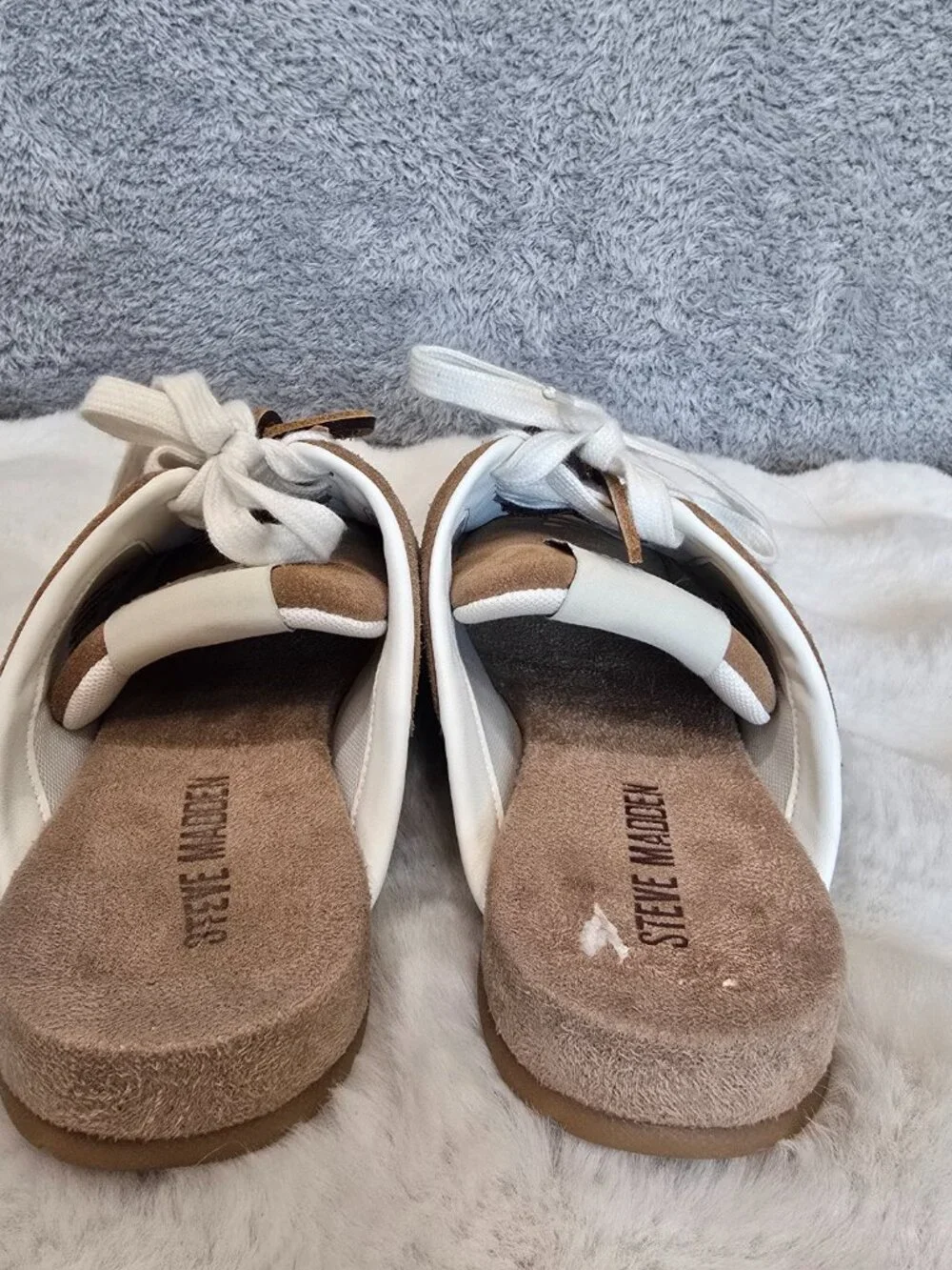 Steve Madden Women's Maysa Lace-Up Slip-On Sneakers Tan Sport Suede Size 6 NEW